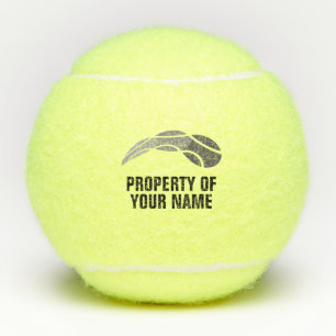 Maak je eigen tennisballen met naam en logo