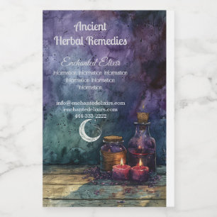 Maak Je Eigen Tincturen Kaarsen Apotheek Wijn Etiket