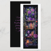 Maak je eigen toverboeken & rozen bladwijzerkaart (Voorkant / Achterkant)