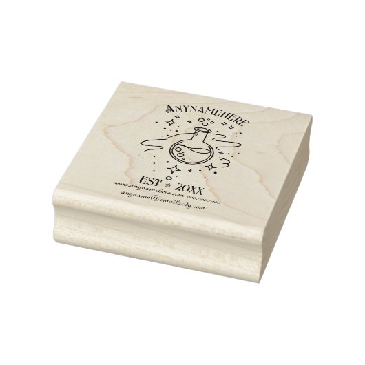 Maak Je Eigen Toverdrank Fles Apotheek Rubberstempel (Stempel)