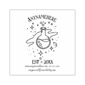 Maak Je Eigen Toverdrank Fles Apotheek Rubberstempel (Afrduk)