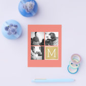 Maak je eigen trouwfoto-collage-monogram flyer (Enkel)