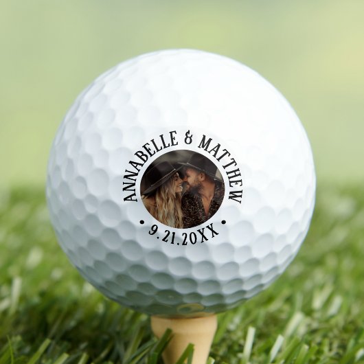 Maak Je Eigen Trouwfoto Golfballen