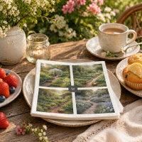 Maak je eigen tuin foto's met monogram