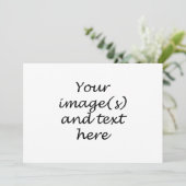 Maak Je Eigen Uitnodiging (Staand voorkant)