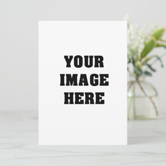 Maak je eigen uitnodiging (Staand voorkant)