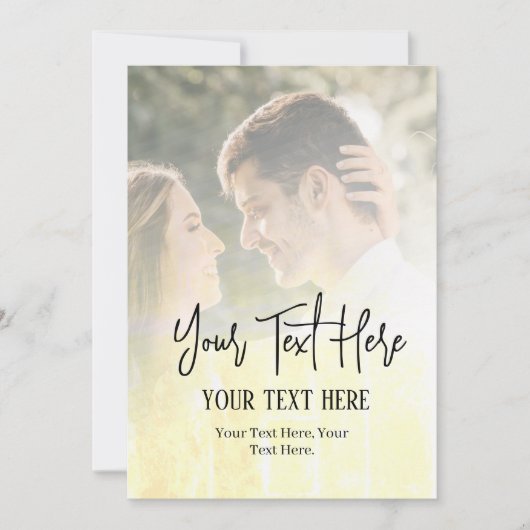 Maak je eigen uitnodiging (Voorkant)