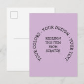 Maak Je Eigen Uitnodiging Briefkaart (Voorkant / Achterkant)