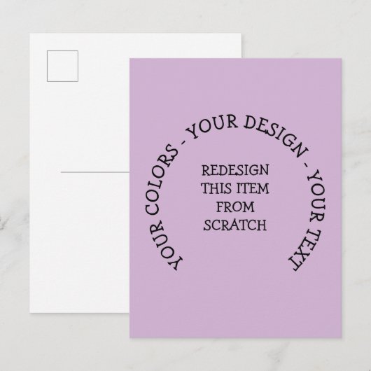 Maak Je Eigen Uitnodiging Briefkaart (Voorkant / Achterkant)