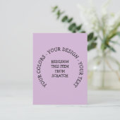 Maak Je Eigen Uitnodiging Briefkaart (Staand voorkant)