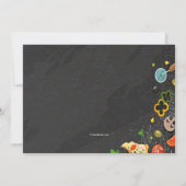 Maak je eigen uitnodiging voor een pizzafeestje (Achterkant)