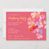 Maak je eigen uitnodiging voor een verjaardagsfees (Voorkant)