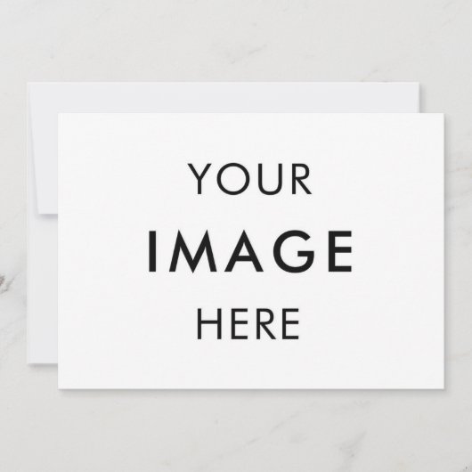 Maak Je Eigen Uitnodiging zwart&wit 5" x 7 (Voorkant)