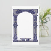 Maak je eigen uitnodigingen - Grieks-Romeins (Staand voorkant)