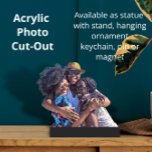 Maak je eigen unieke persoonlijke foto fotobeeldje sleutelhanger<br><div class="desc">Maak uw eigen aangepaste fotosculptuur die door u is ontworpen. Voeg gewoon je eigen foto of illustratie toe. perfecte cadeauodea - verkrijgbaar als een beeld,  sleutelhanger,  magneet,  ornament en nog veel meer - fotosculpturen van Ricaso</div>