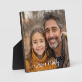 Maak je eigen vader-dochter foto fotoplaat (Voorkant)