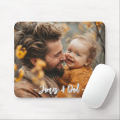 Maak je eigen vader-zoonfoto muismat (Met muis)