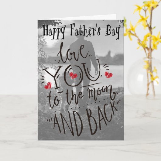 Maak Je Eigen Vaderdag Fotokaart Kaart (Gele Bloem)