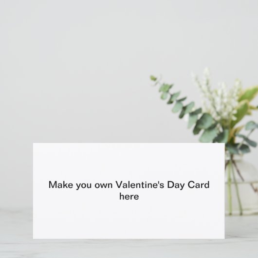 Maak je eigen Valentijnsdag Kaarten (Staand voorkant)
