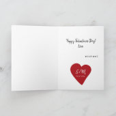 Maak je eigen Valentijnsdag-typografie Feestdagen Kaart (Binnen)