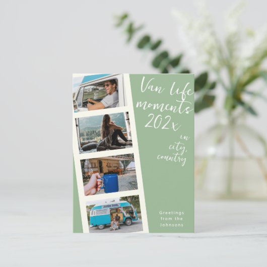 Maak je eigen van life fotokaart briefkaart (Staand voorkant)