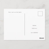 Maak je eigen van life fotokaart briefkaart (Achterkant)