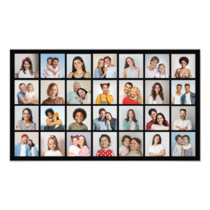 Maak Je Eigen Vergroting van 28 Foto's Collage Foto Afdruk
