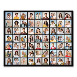 Maak Je Eigen Vergroting van 63 Foto's Collage Foto Afdruk