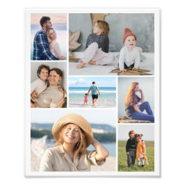Maak Je Eigen Vergroting van 7 Foto's Collage Foto Afdruk