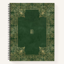 Maak Je Eigen Vergulde Smaragdgroene Notitieboek