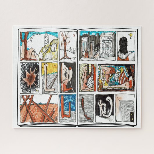 Maak je eigen verhaal legpuzzel (Horizontaal)