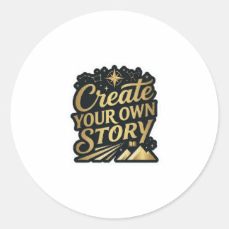 Maak je eigen verhaal Luxe sticker