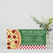 Maak je eigen verjaardagsfeestje met pizza (Staand voorkant)