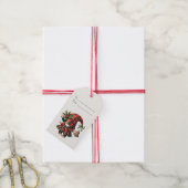 Maak je eigen verlegen Kerstmis ruitjes kabouter & Cadeaulabel (Met Touw)