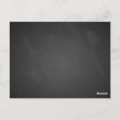 maak je eigen VERLOVINGSfeest bord, Herinner je je Briefkaart (Achterkant)