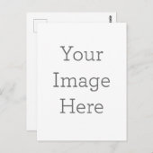 Maak je eigen verticale ansichtkaart briefkaart (Voorkant / Achterkant)