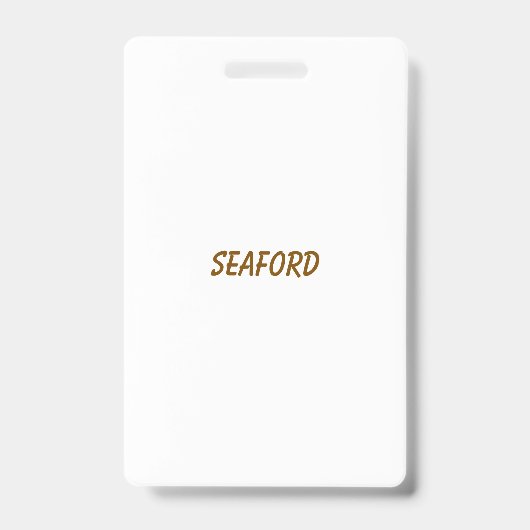 Maak Je Eigen Verticale Plastic Badge (Voorzijde)
