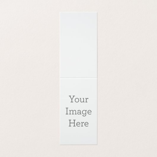 Gepersonaliseerd Verticaal Tent vouw gevouwen visitekaartje (Buitenkant ongevouwen)