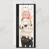 Maak Je Eigen Vette Kat Stap Bookmark Kaart (Voorkant)