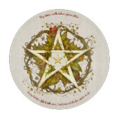 Maak Je Eigen Victoriaanse Herfstbladeren Pentakel Snijplank (Voorkant)