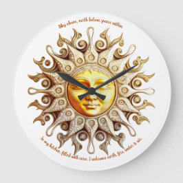 Maak je eigen Victoriaanse Steampunk Gouden Zon Grote Klok