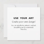 Maak je eigen vierkante briefkaart of nodig je uit (Voorkant)