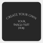 Maak je eigen vierkante sticker (Voorkant)