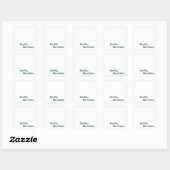 Maak Je Eigen Vierkante Sticker (Vel)