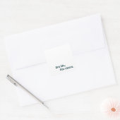 Maak Je Eigen Vierkante Sticker (Envelop)