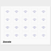 Maak Je Eigen Vierkante Sticker (Vel)