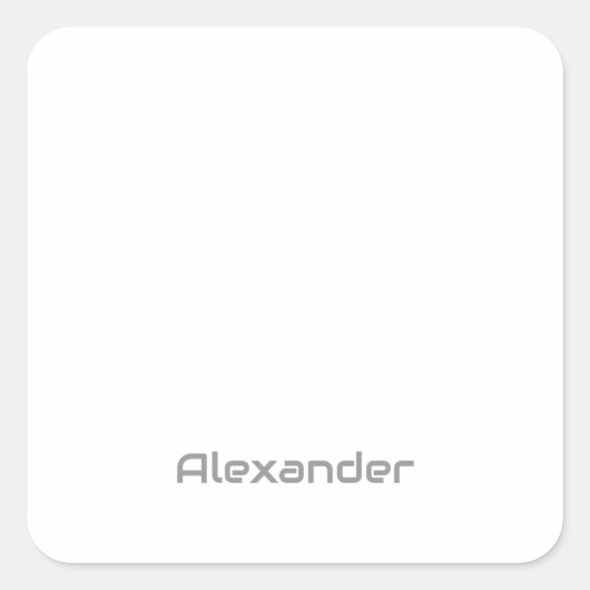 Maak Je Eigen Vierkante Sticker (Voorkant)