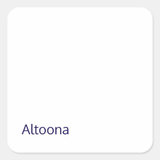 Maak Je Eigen Vierkante Sticker