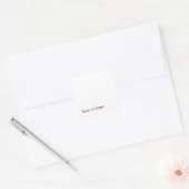 Maak Je Eigen Vierkante Sticker (Envelop)