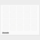 Maak Je Eigen Vierkante Sticker (Vel)